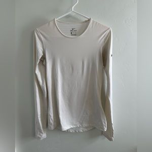 White Nike Insulated Long Sleeve